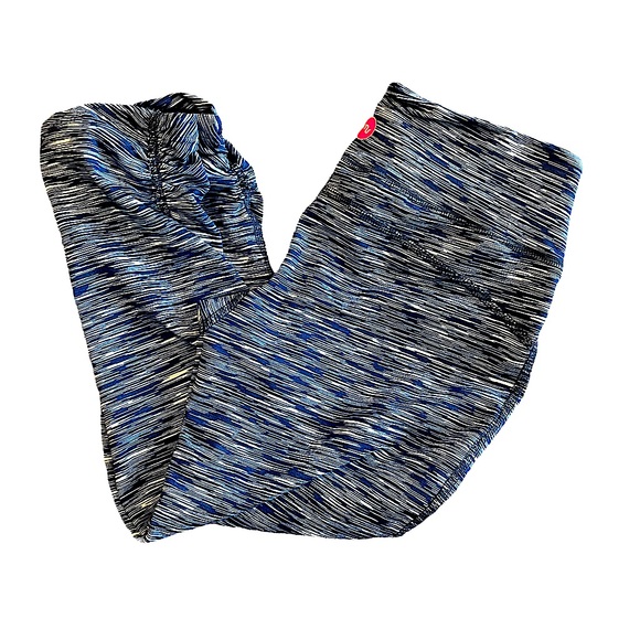 NEW Me Sheeky Athletic Capri Pants in Blue with Thin White Stripe Patter… - Picture 9 of 12